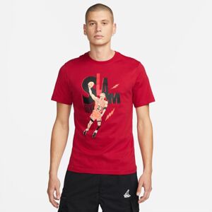 Jordan Game 5 Tee Red - Pánské - Triko Jordan - Červené - DH8948-687 - Velikost: L