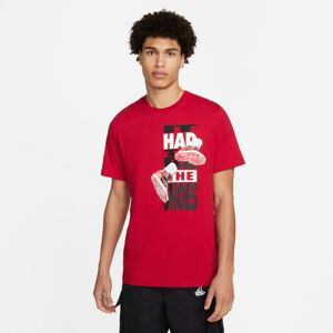 Jordan "The Shoes" Tee Red - Pánské - Triko Jordan - Červené - DH8952-687 - Velikost: M