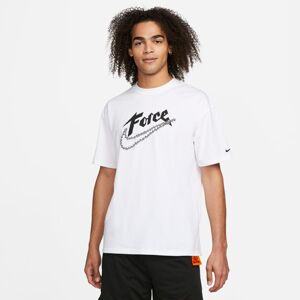 Nike Force Swoosh M90 Tee - Pánské - Triko Nike - Bílé - DN2974-100 - Velikost: L