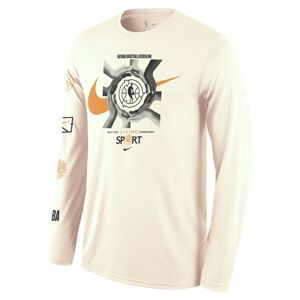 Nike Team 31 Courtside Long-Sleeve Tee - Pánské - Triko Nike - Vícebarevné - DN3902-901 - Velikost: S