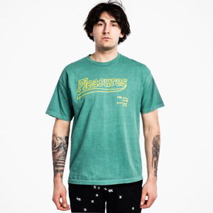 Pleasures Dub Pigment DYE T-Shirt Green - Pánské - Triko Pleasures - Zelené - P21W040-GREEN - Velikost: S