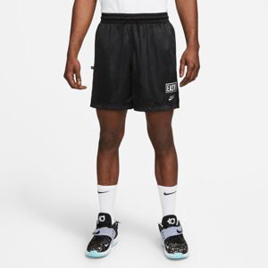 Nike Dri-FIT KD Mid-Thigh Basketball Shorts - Pánské - Kraťasy Nike - Černé - DH7365-010 - Velikost: XL