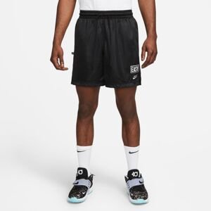 Nike Dri-FIT KD Mid-Thigh Basketball Shorts - Pánské - Kraťasy Nike - Černé - DH7365-010 - Velikost: 2XL