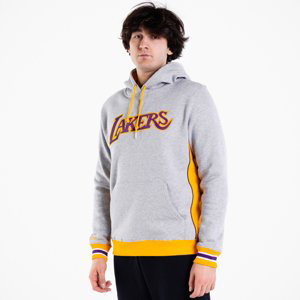 Mitchell & Ness Premium Fleece Los Angeles Lakers - Pánské - Mikina Mitchell & Ness - Šedé - FPHD1040-LALYYPPPGHYW - Velikost: XL