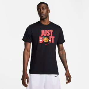 Nike "Just Do It" Basketball Tee Black - Pánské - Triko Nike - Černé - DV1212-010 - Velikost: XL