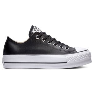 Converse Chuck Taylor All Star Lift Clean Leather Low Top - Dámské - Tenisky Converse - Černé - 561681C - Velikost: 37.5