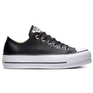 Converse Chuck Taylor All Star Lift Clean Leather Low Top - Dámské - Tenisky Converse - Černé - 561681C - Velikost: 37