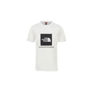 The North Face M Raglan Red Box Tee - Pánské - Triko The North Face - Bílé - NF0A3BQOFN4 - Velikost: M