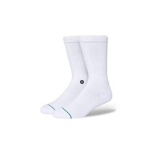 Stance Icon White Black - Pánské - Ponožky Stance - Bílé - M311D14ICO-WHB - Velikost: 35-37