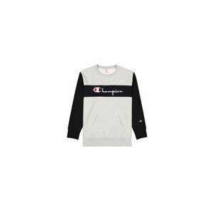 Champion Colour Block Kangaroo Pocket Reverse Weave Sweatshirt - Pánské - Mikina Champion - Šedé - 214049-EM004 - Velikost: L