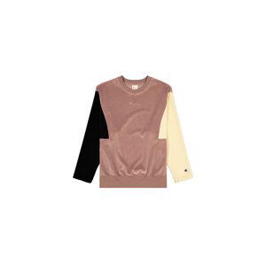 Champion Velour Colour Block Sweatshirt - Dámské - Mikina Champion - Vícebarevné - 112242-MS019 - Velikost: M