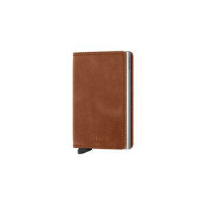 Secrid Slimwallet Vintage Cognac-Silver - Unisex - Doplněk Secrid - Hnědé - SV-Cognac-Silver - Velikost: UNI