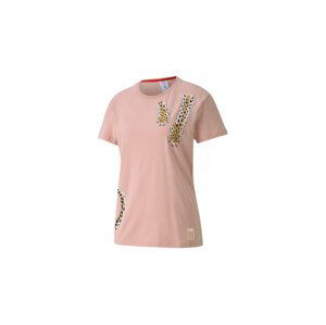 Puma x Charlotte Olympia Women's Tee - Dámské - Triko Puma - Růžové - 596763_90 - Velikost: XS