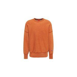 Champion Reverse Weave Crewneck Sweatshirt - Pánské - Mikina Champion - Oranžové - 216488-MS053 - Velikost: L