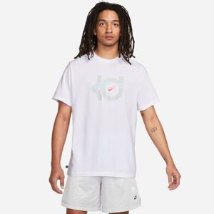 Nike Dri-FIT KD Logo Tee White - Pánské - Triko Nike - Bílé - DQ1874-100 - Velikost: S