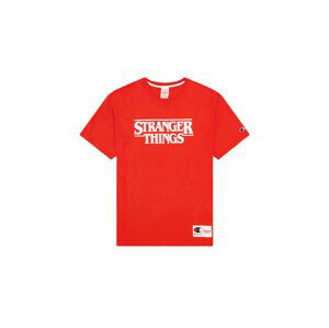 Champion x Stranger Things Men´s T-Shirt - Pánské - Mikina Champion - Červené - 217791-RS033 - Velikost: XL