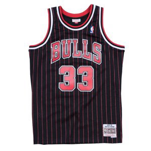 Mitchell & Ness Chicago Bulls Scottie Pippen Swingman Jersey - Pánské - Dres Mitchell & Ness - Černé - SMJYGS18149-CBUBLCK95SPI - Velikost: S