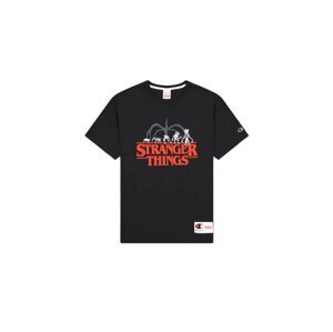 Champion x Stranger Things Men´s T-Shirt - Pánské - Mikina Champion - Černé - 217791-KK006 - Velikost: XXL