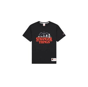 Champion x Stranger Things Men´s T-Shirt - Pánské - Mikina Champion - Černé - 217791-KK006 - Velikost: L