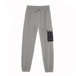 Jordan Jumpman Fleece Kids Pants Grey - Pánské - Kalhoty Jordan - Šedé - 95B451-GEH - Velikost: L