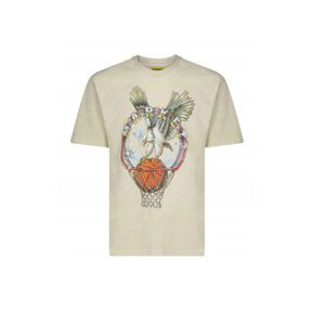 Market Dunking Eagle Tee Cream - Pánské - Triko MARKET - Vícebarevné - 399001074 - Velikost: L