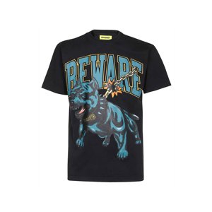 Market Beware Dog Washed Tee Black - Pánské - Triko MARKET - Černé - 399001086 - Velikost: S