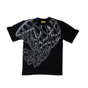 Market Smiley In The Net UV Tee Black - Pánské - Triko MARKET - Černé - 399001085 - Velikost: S