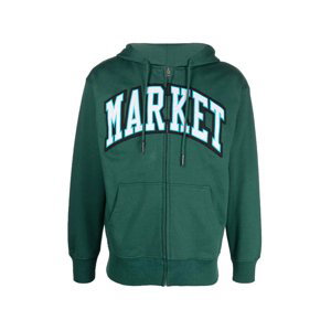 Market Arc Zip-Up Green - Pánské - Mikina MARKET - Zelené - 397000384-2 - Velikost: S