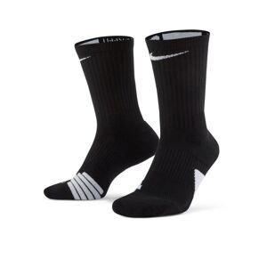 Nike Elite Crew Basketball Socks - Pánské - Ponožky Nike - Černé - SX7622-013 - Velikost: S