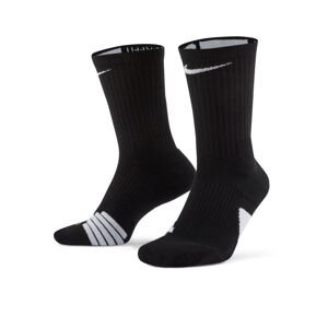Nike Elite Crew Basketball Socks - Pánské - Ponožky Nike - Černé - SX7622-013 - Velikost: M