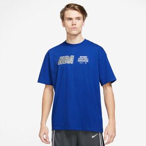 Nike NBA Team 31 Courtside Max 90 Tee - Pánské - Triko Nike - Modré - DR6355-417 - Velikost: S