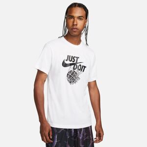 Nike Dri-FIT "Just Do It" Tee - Pánské - Triko Nike - Bílé - DR7639-100 - Velikost: 2XL