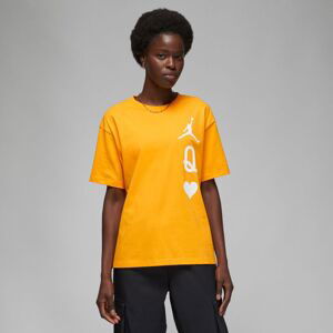 Jordan Flight Wmns Tee Yellow - Dámské - Triko Jordan - Žluté - DQ4471-705 - Velikost: M