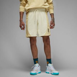 Jordan Zion Fleece Shorts - Pánské - Kraťasy Jordan - Žluté - DR2113-783 - Velikost: S