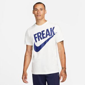 Nike Dri-FIT Giannis "Freak" Basketball Tee White - Pánské - Triko Nike - Bílé - DR7645-133 - Velikost: M