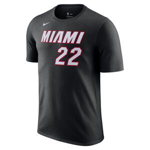 Nike NBA Miami Heat Tee - Pánské - Triko Nike - Černé - DR6383-018 - Velikost: S