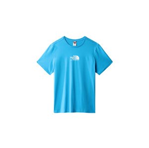 The North Face M S/S Alpine Equipment Tee - Pánské - Triko The North Face - Modré - NF0A4SZUJA7 - Velikost: XL