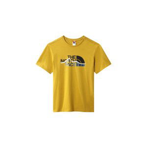 The North Face M Mountain Line T-shirt - Pánské - Triko The North Face - Žluté - NF0A7X1N76S - Velikost: S