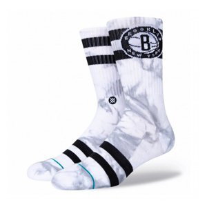 Stance Brooklyn Nets Dyed Socks - Unisex - Ponožky Stance - Šedé - A556C21NET-CHR - Velikost: L