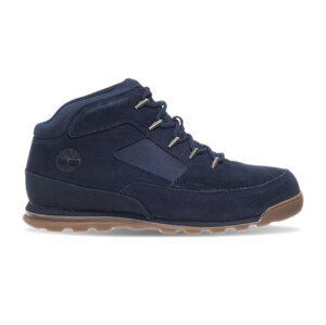 Timberland Euro Rock Mid Hiker Navy Suede - Pánské - Tenisky Timberland - Modré - A2H5W-019 - Velikost: 41.5