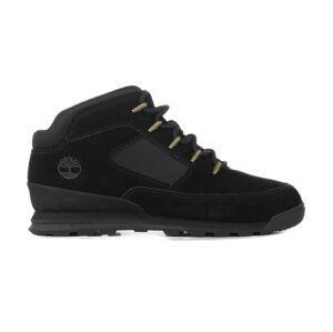 Timberland Euro Rock Mid Hiker Black Suede - Pánské - Tenisky Timberland - Černé - A2H68-015 - Velikost: 41.5