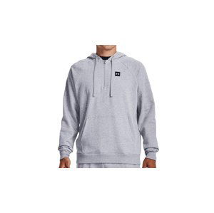 Under Armour M Rival Fleece ½ Zip - Pánské - Mikina Under Armour - Šedé - 1373371-011 - Velikost: M