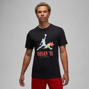 Jordan Brand Graphic Tee Black - Pánské - Triko Jordan - Černé - DV1431-010 - Velikost: L