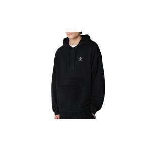 Converse Utility Pocket Pullover - Pánské - Mikina Converse - Černé - 10023765-A01 - Velikost: L