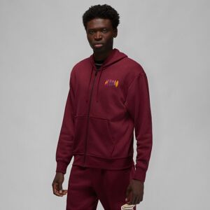 Jordan Flight MVP Full-Zip Cherrywood Red - Pánské - Mikina Jordan - Červené - DQ7564-680 - Velikost: L