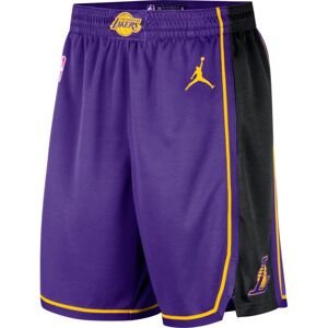 Jordan Dri-FIT NBA Los Angeles Lakers Statement Edition Swingman Basketball Shorts - Pánské - Kraťasy Jordan - Fialové - DO9432-504 - Velikost: S