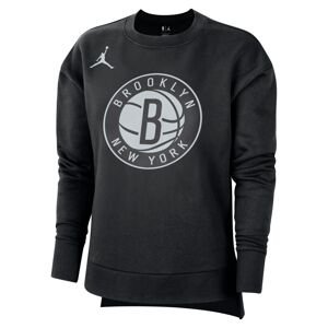 Nike Brooklyn Wmns Fleece Crew Statement Long-Sleeve Top - Dámské - Triko Nike - Černé - DO0192-010 - Velikost: M