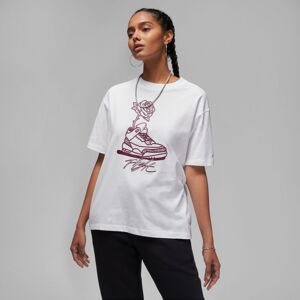 Jordan Flight Wmns Graphic Tee White - Dámské - Triko Jordan - Bílé - DV1408-100 - Velikost: L