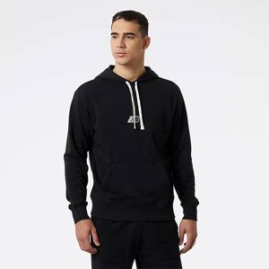 New Balance Essentials Fleece Black - Pánské - Mikina New Balance - Černé - MT23511BK - Velikost: M