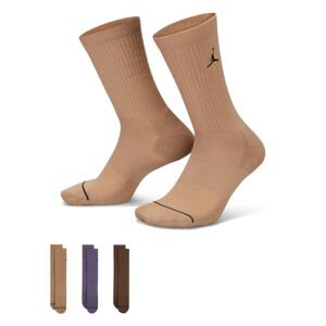 Jordan Everyday Crew Socks 3-Pack Multi-Color - Unisex - Ponožky Jordan - Vícebarevné - DX9632-905 - Velikost: M